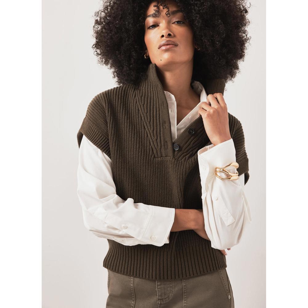 Mint Velvet Ribbed Knit Top